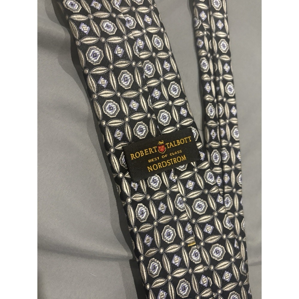 Silk Tie Robert Talbott Best of Class Men's Nordstrom Black Blue Geometric